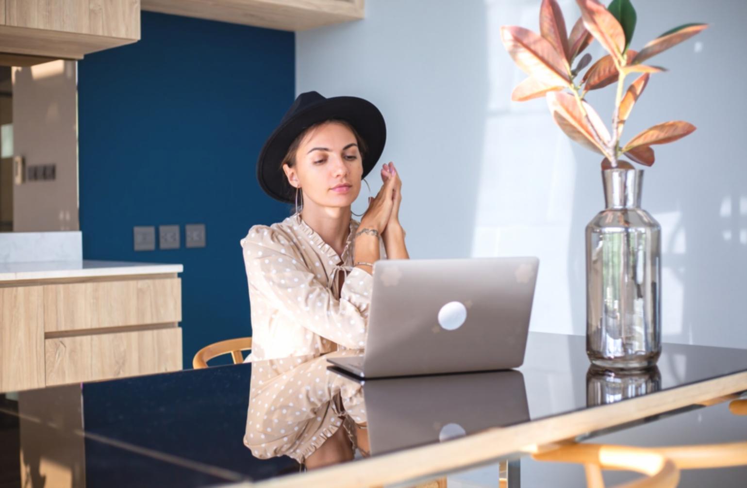 Business scenario planning session with financial charts